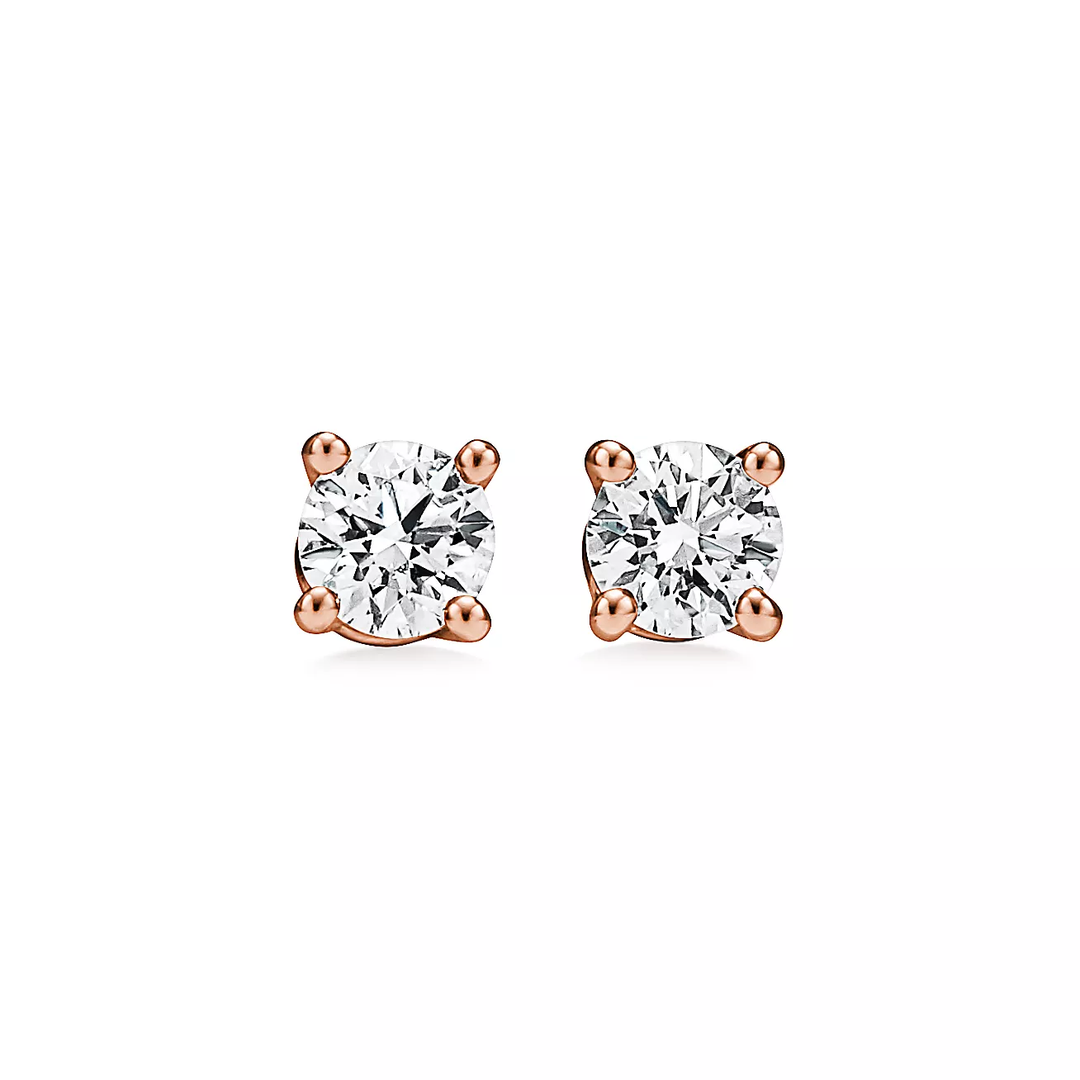 Classic Diamond Stud Earrings