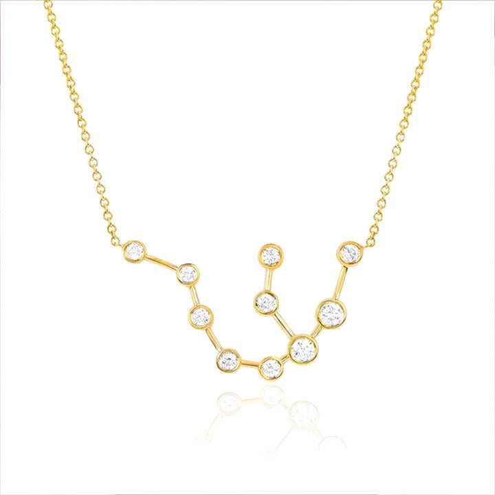 Aquarius Diamond Constellation Necklace