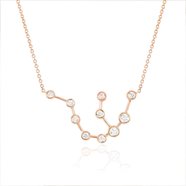 Aquarius Diamond Constellation Necklace