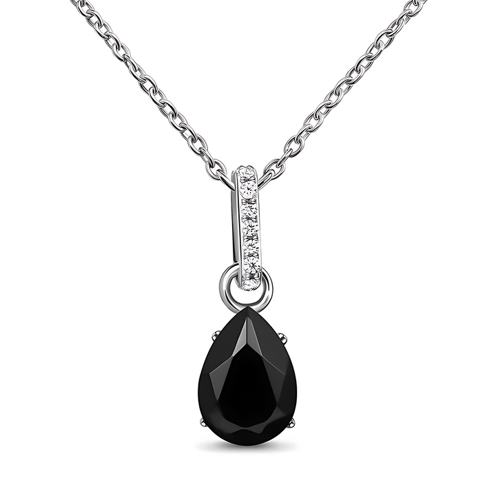 Black Onyx Necklace Sway - December Birthsto