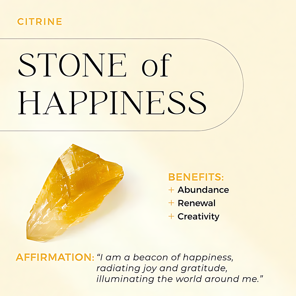 Citrine Necklace Sway - November Birthstone