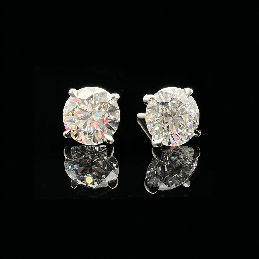 Classic Diamond Stud Earrings