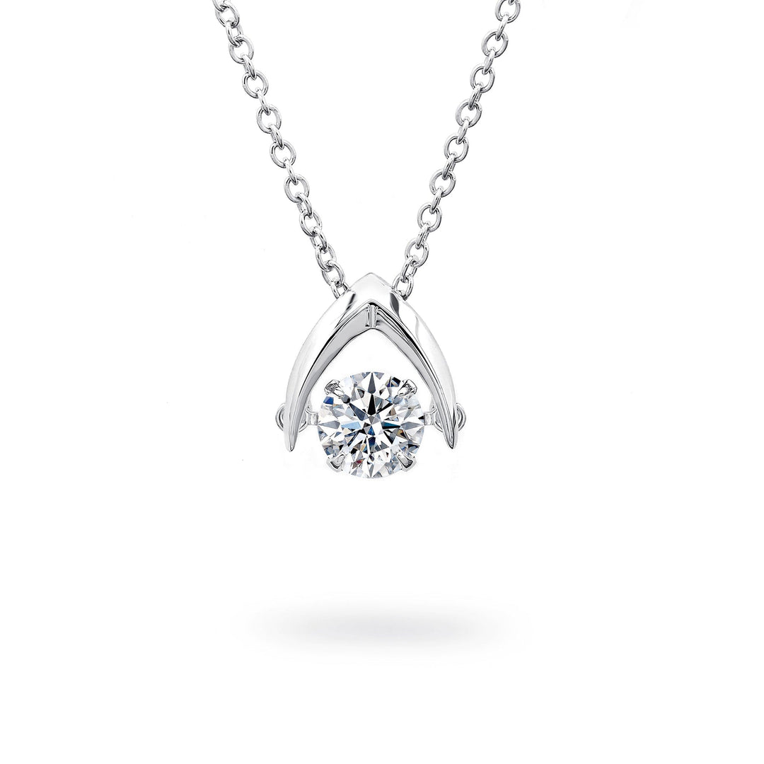 Dancing Diamond Necklace