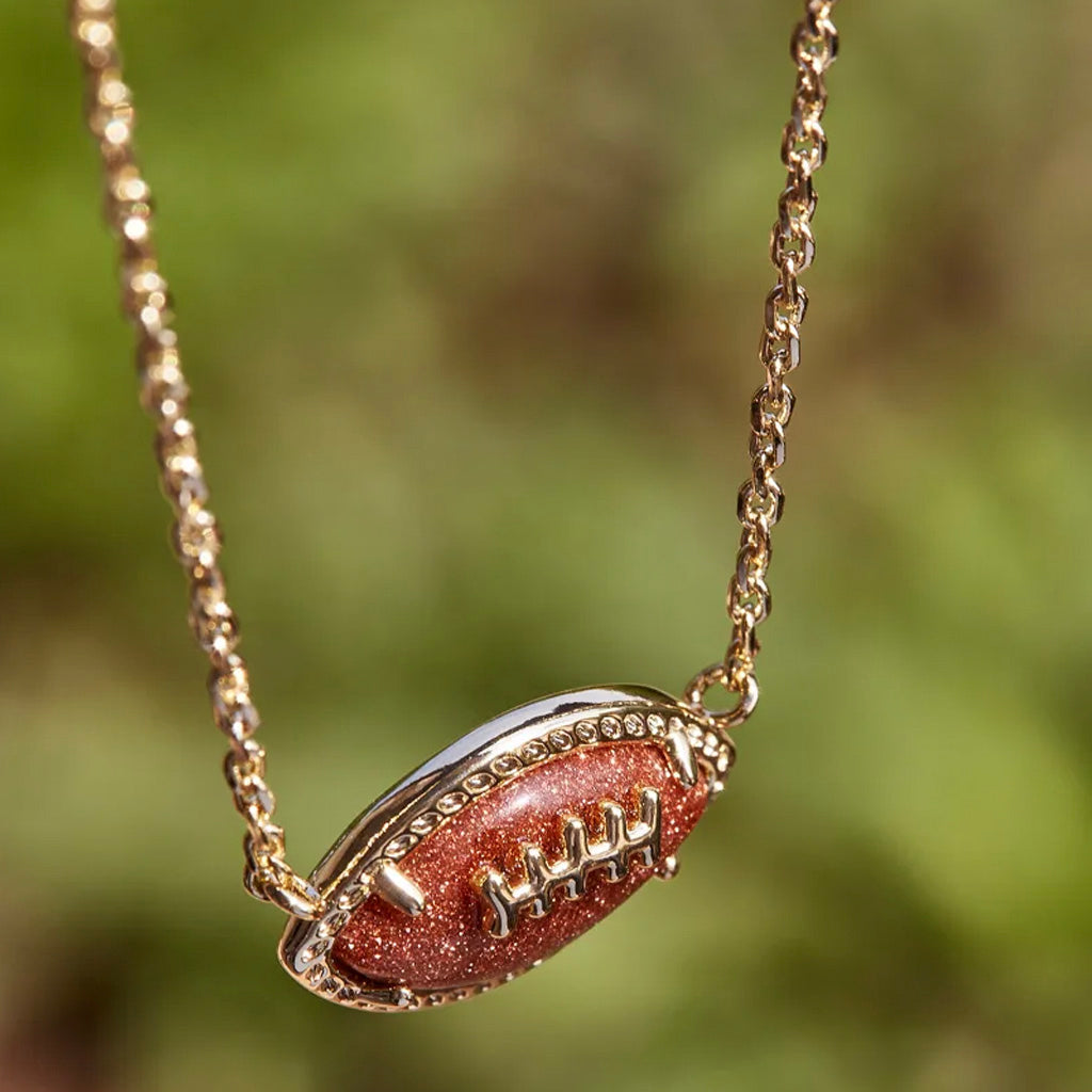 Football Pendant Necklace