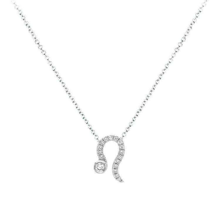 Leo Diamond Zodiac Necklace