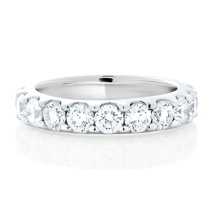 Low Profile Diamond Eternity Band