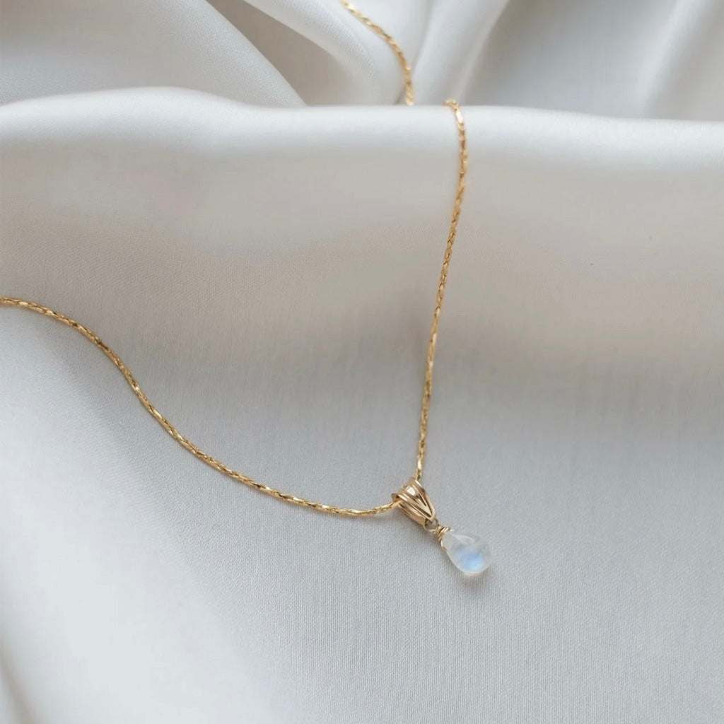 Moonlit Joy Moonstone Necklace