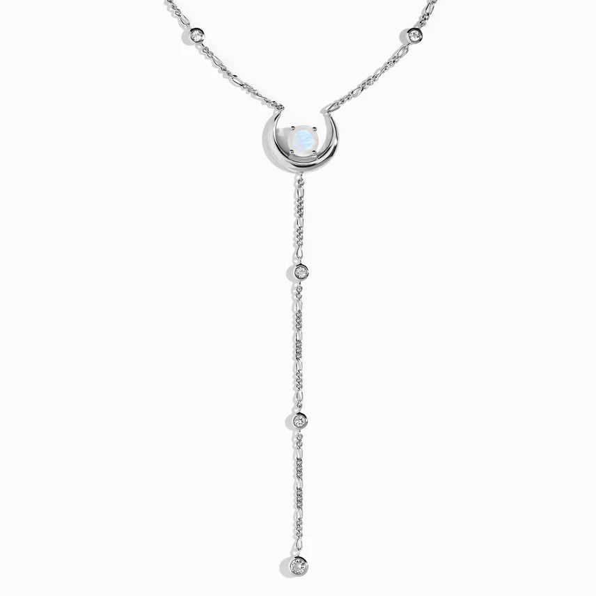 Moonstone Lariat Enchant Necklace