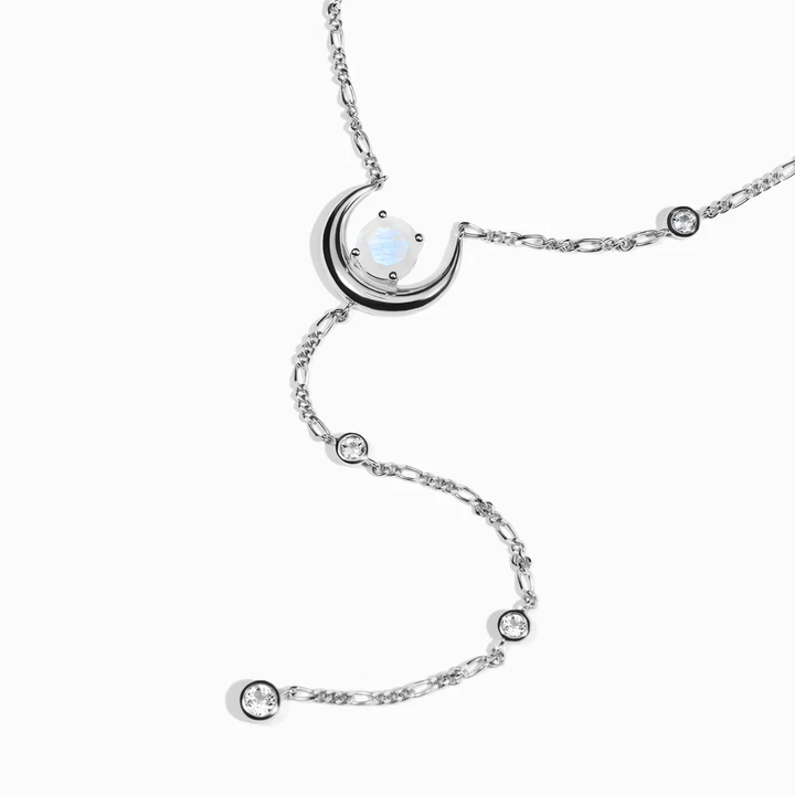 Moonstone Lariat Enchant Necklace