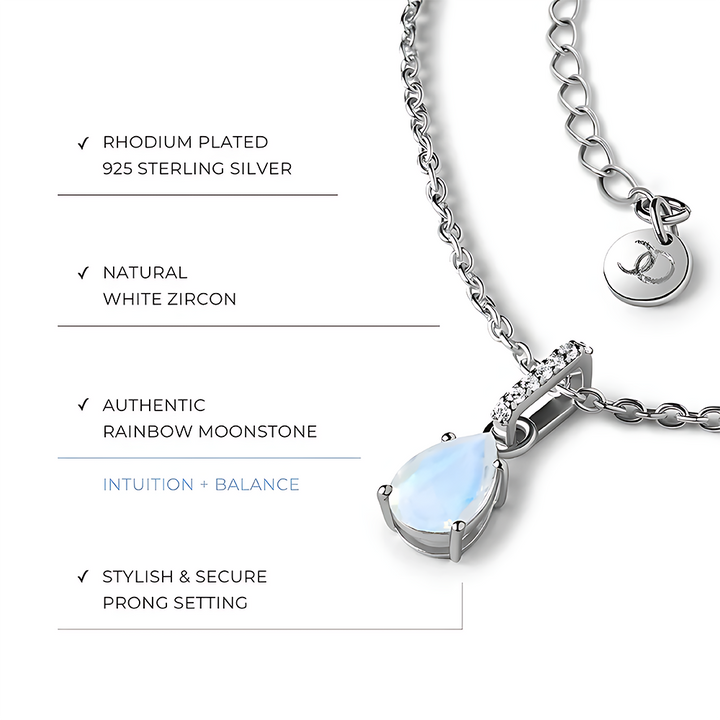 Moonstone Necklace Sway - June Birthstone