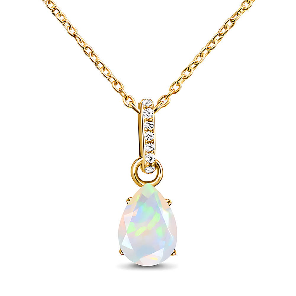 Opal Necklace Sway - October Birthstone