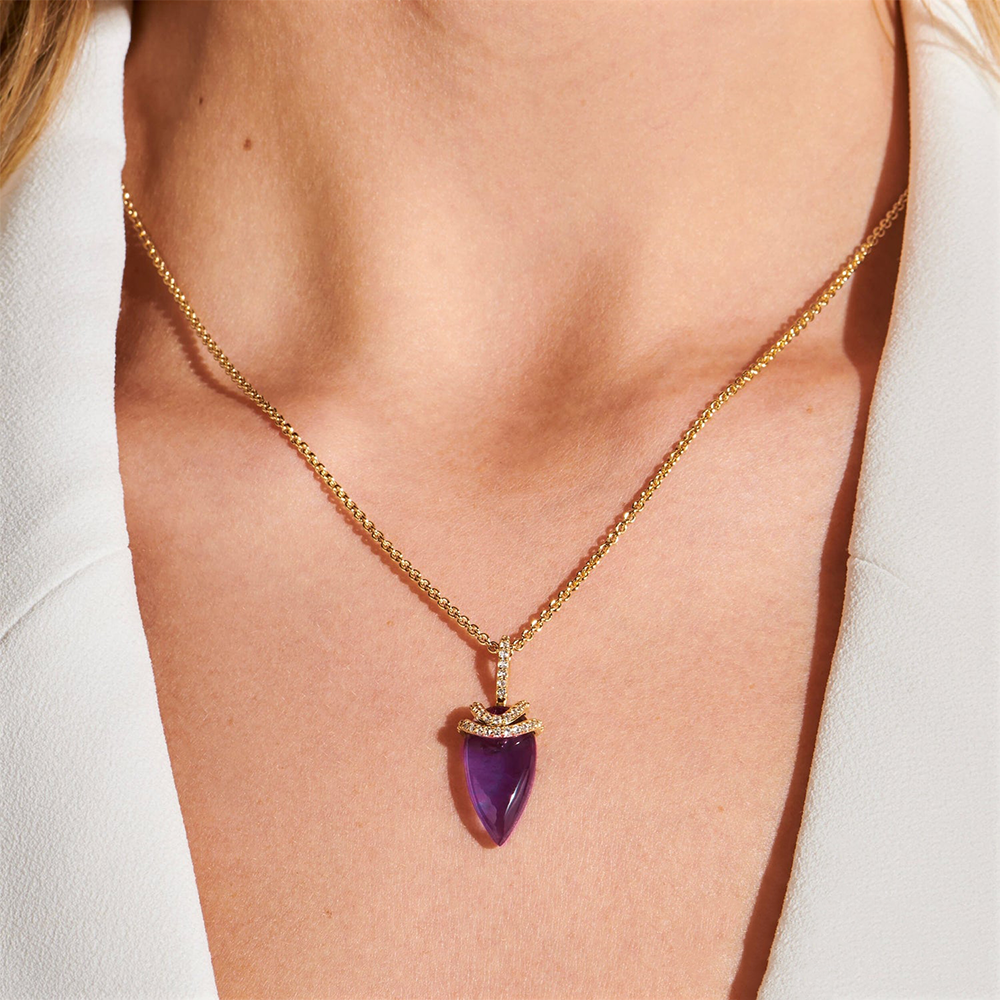 Amethyst Necklace - Goddess