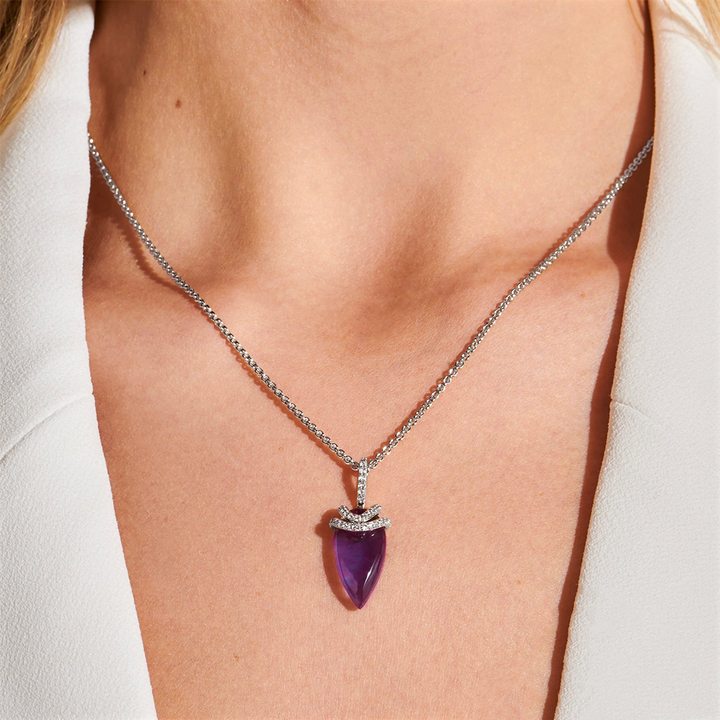 Amethyst Necklace - Goddess