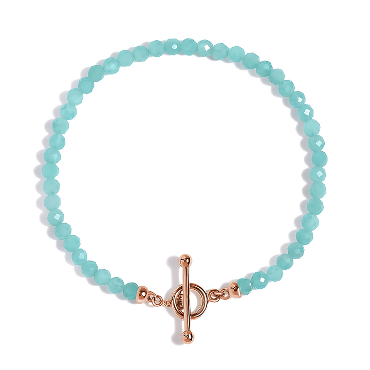 Amazonite T-Lock Beads Bracelet - Raise Your Vibrations