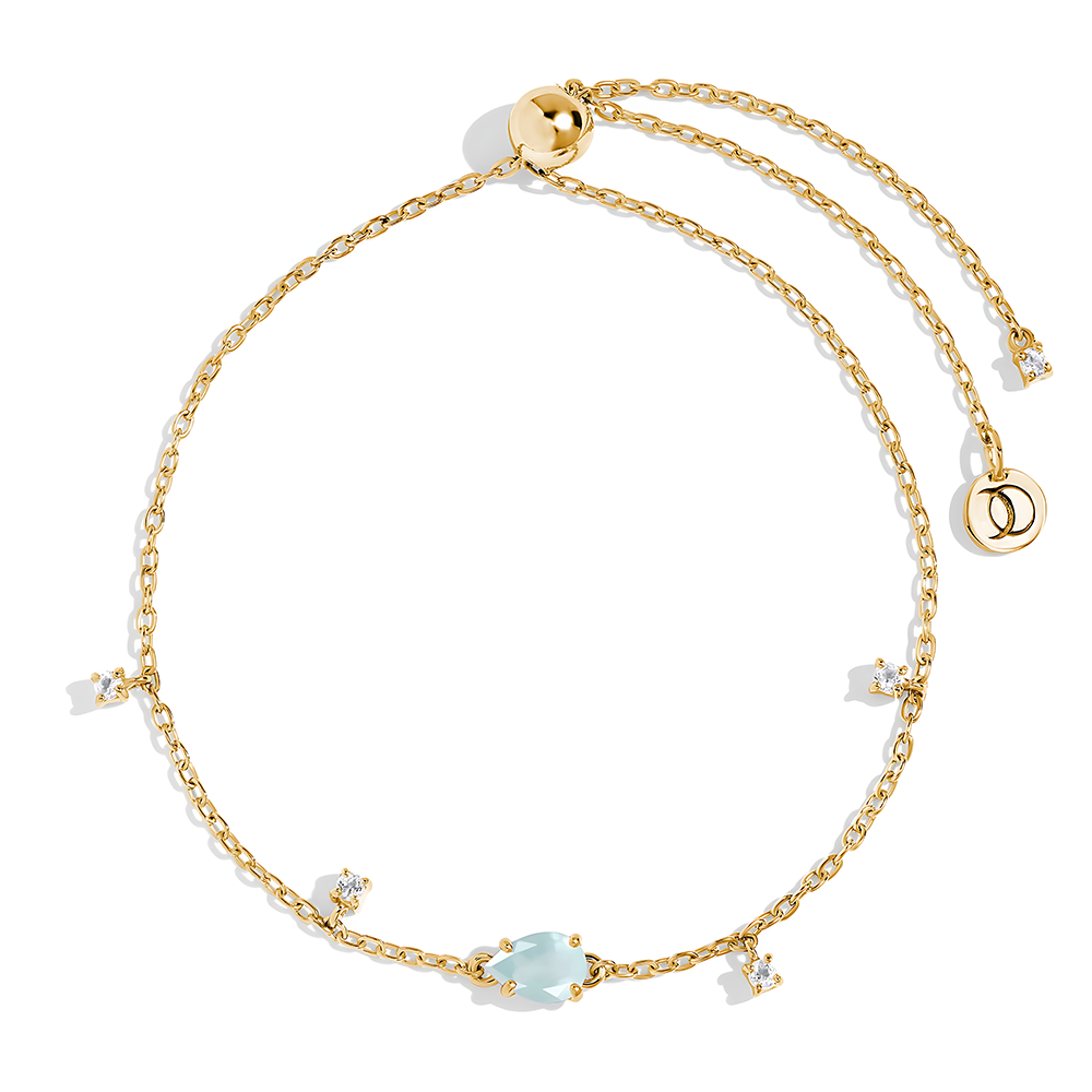 Aquamarine Bracelet - Sway 'Courage'