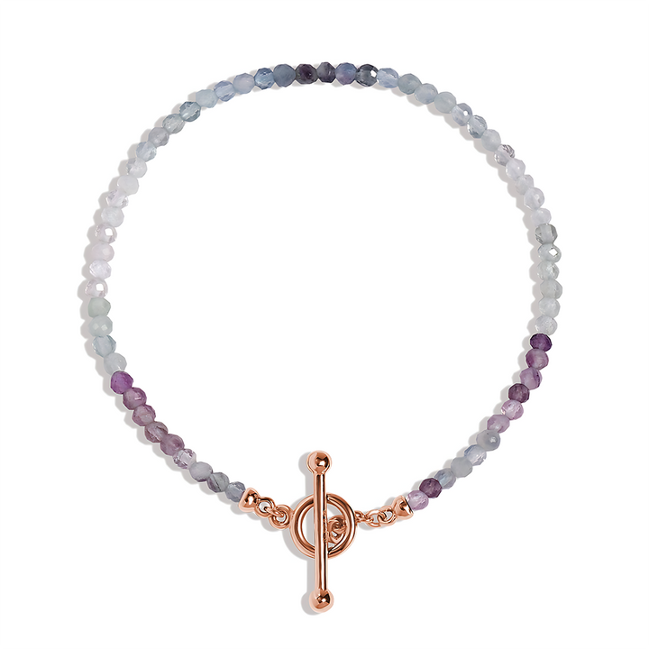 Fluorite T-Lock Beads Bracelet - Raise Your Vibrations