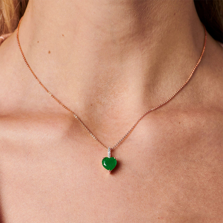 Green Jade Necklace - By Your Side