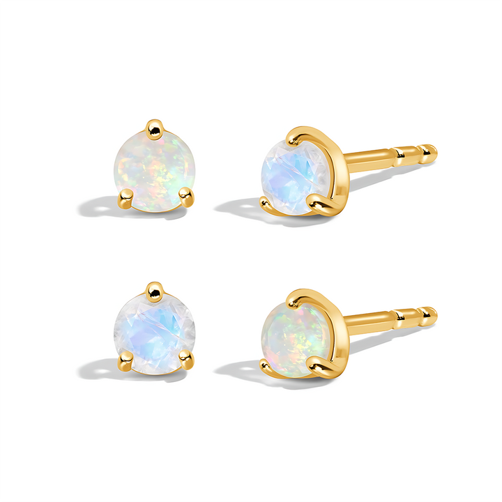 Opal Moonstone Earrings - Orion