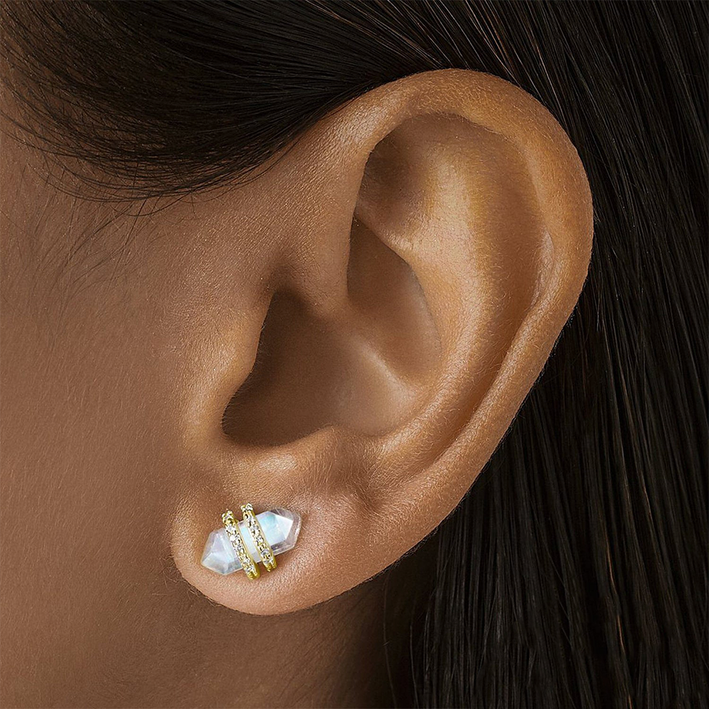 Moonstone Earrings - Euphoria Studs