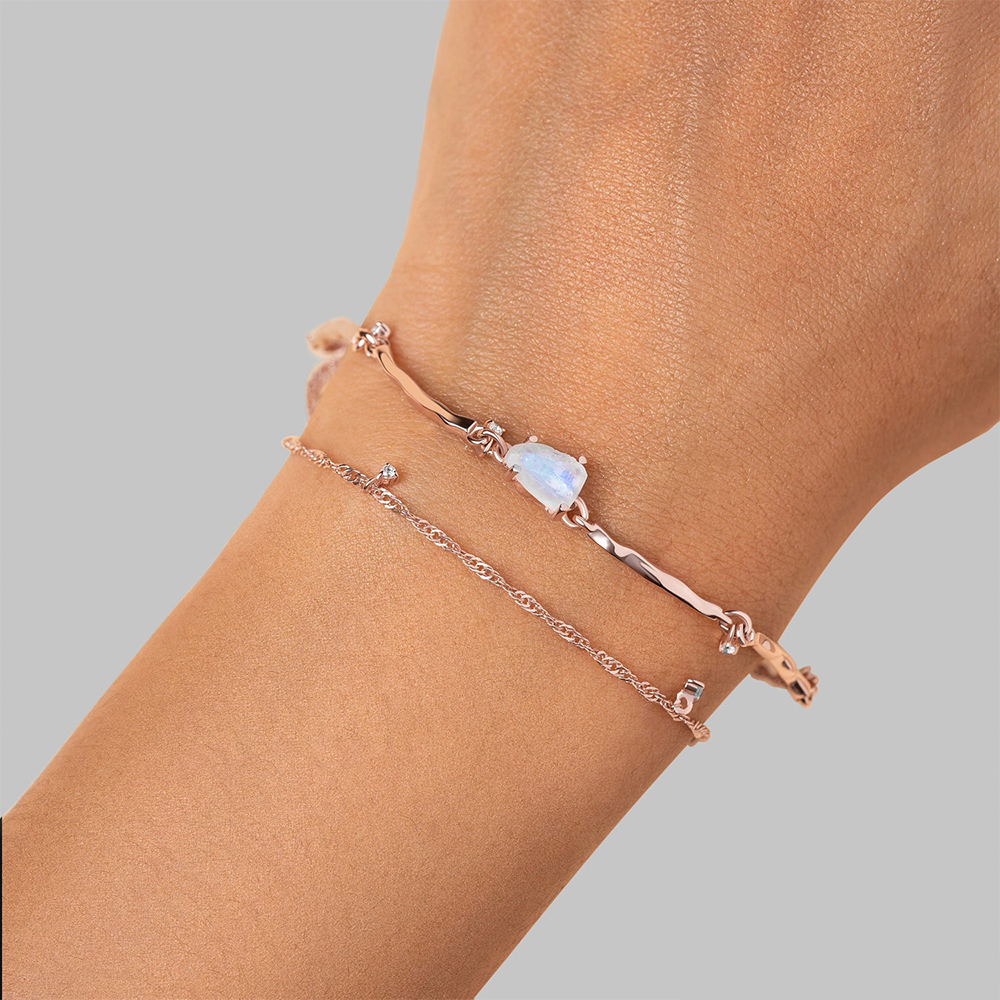 Raw Crystal Bracelet - Flow