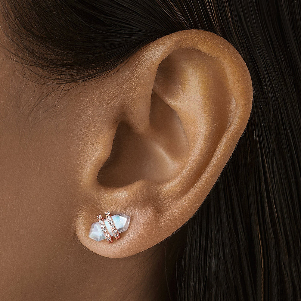 Moonstone Earrings - Euphoria Studs