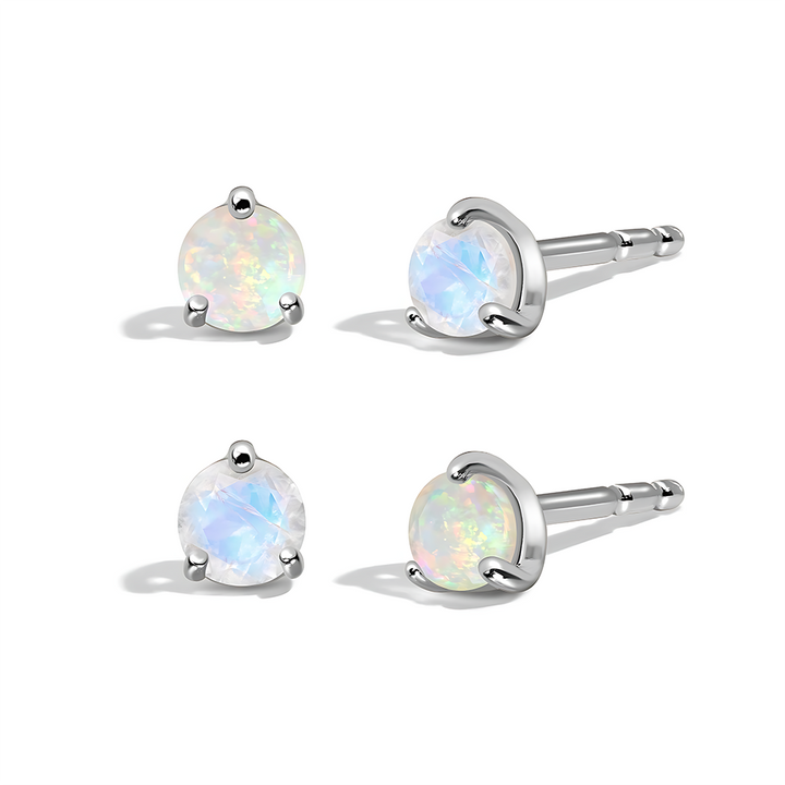 Opal Moonstone Earrings - Orion