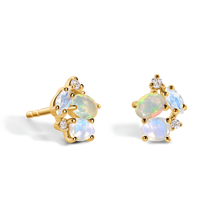 Opal Moonstone Earrings - Orion