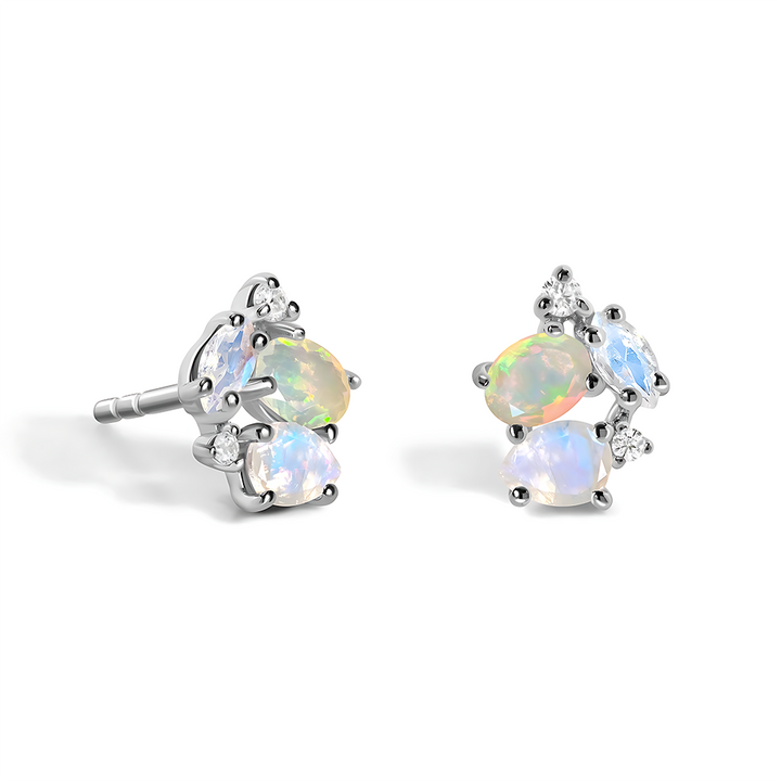 Opal Moonstone Earrings - Orion