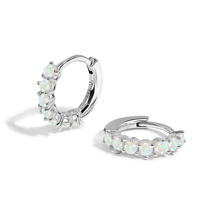 Opal Earrings - Bonny Hoops