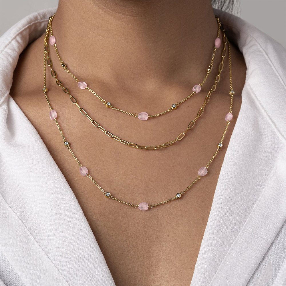 Rose Quartz Necklace - Wild Child