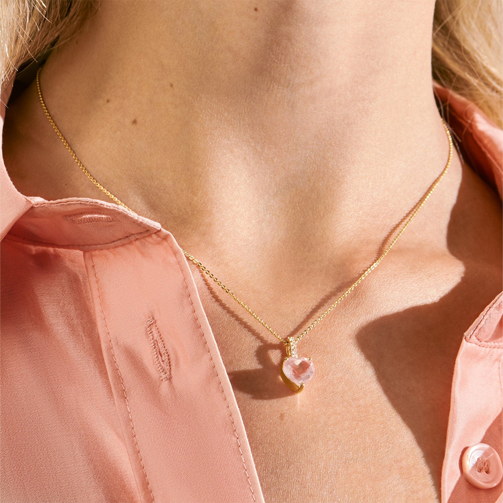 Rose Quartz Necklace - By Your Side