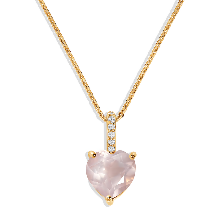 Rose Quartz Necklace - By Your Side