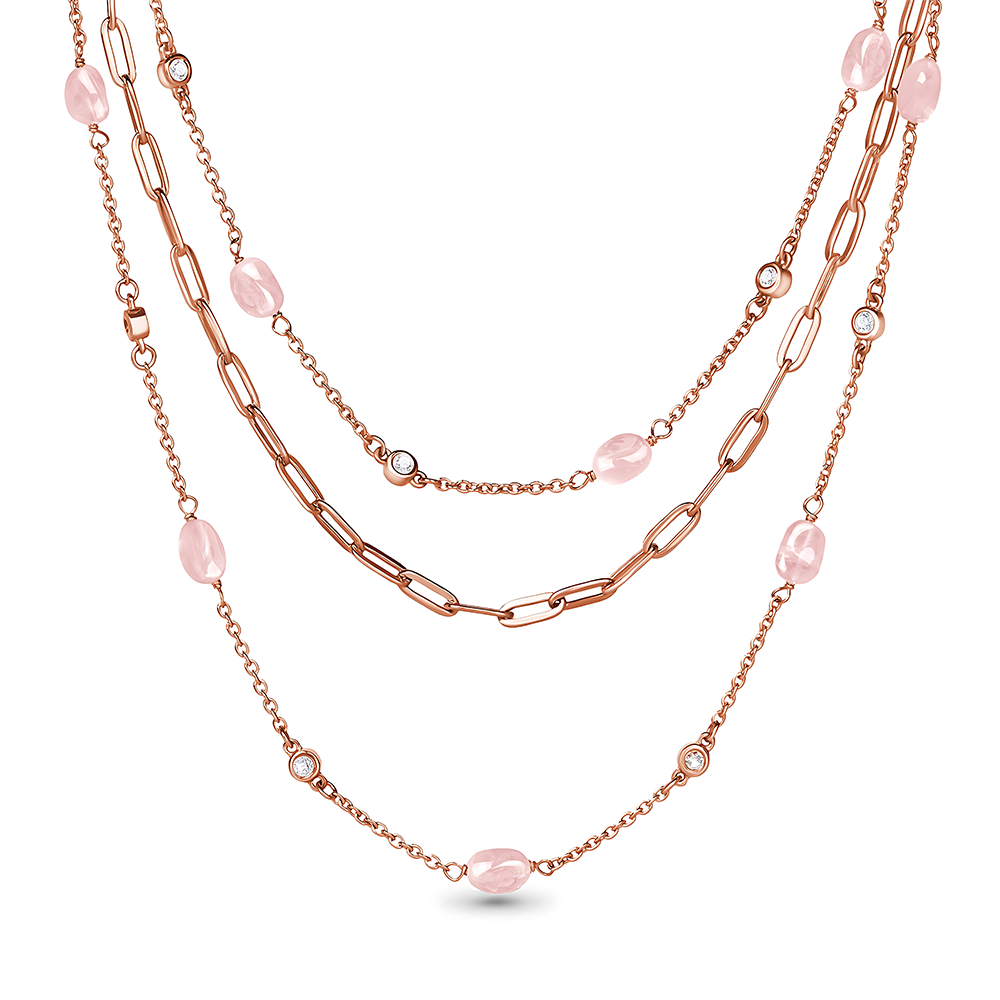 Rose Quartz Necklace - Wild Child