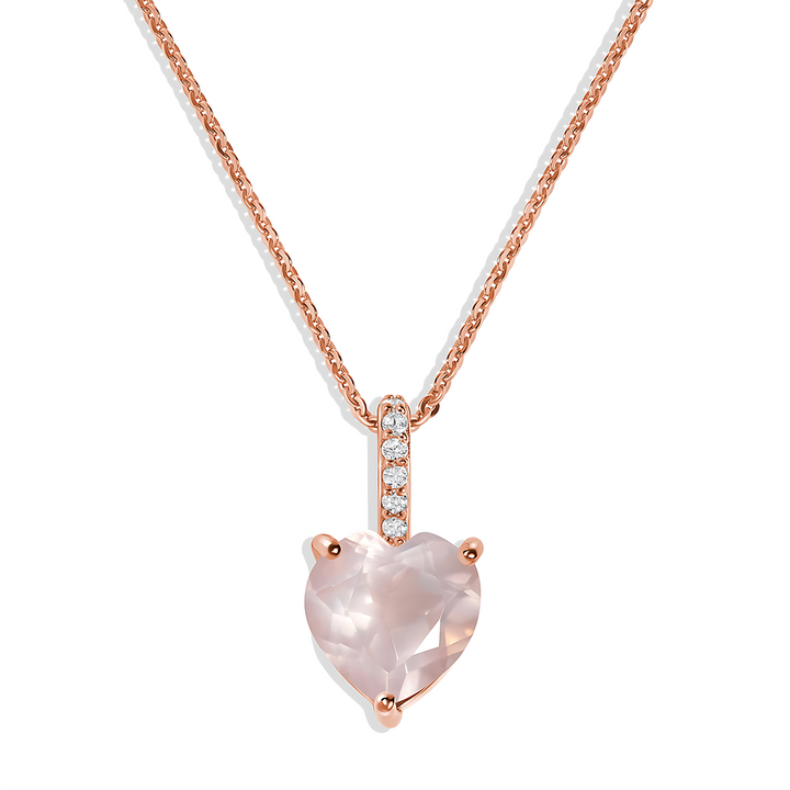 Rose Quartz Necklace - By Your Side