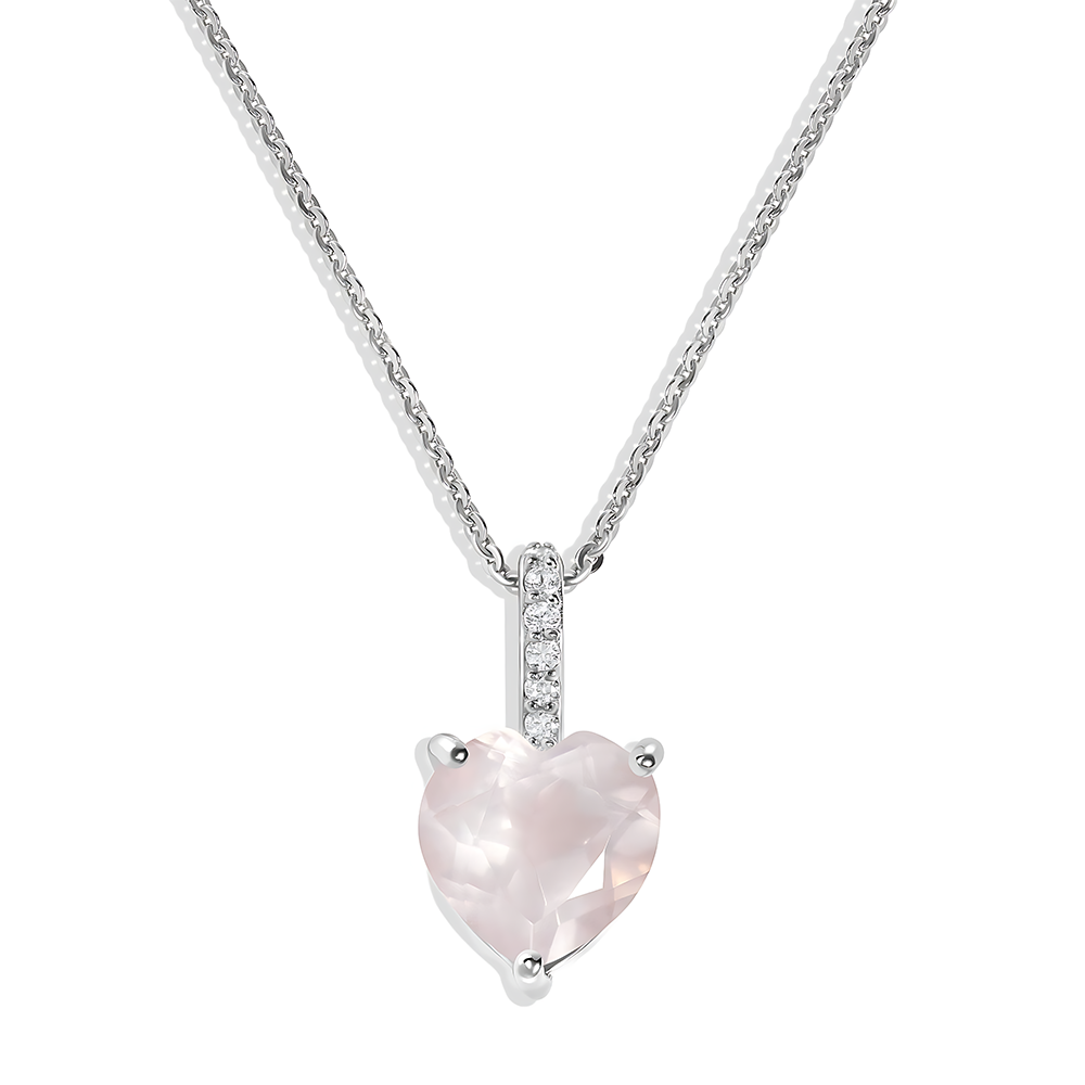 Rose Quartz Necklace - By Your Side