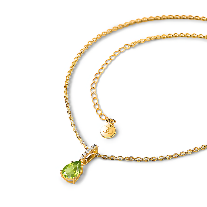 Peridot Necklace Sway - August Birthstone