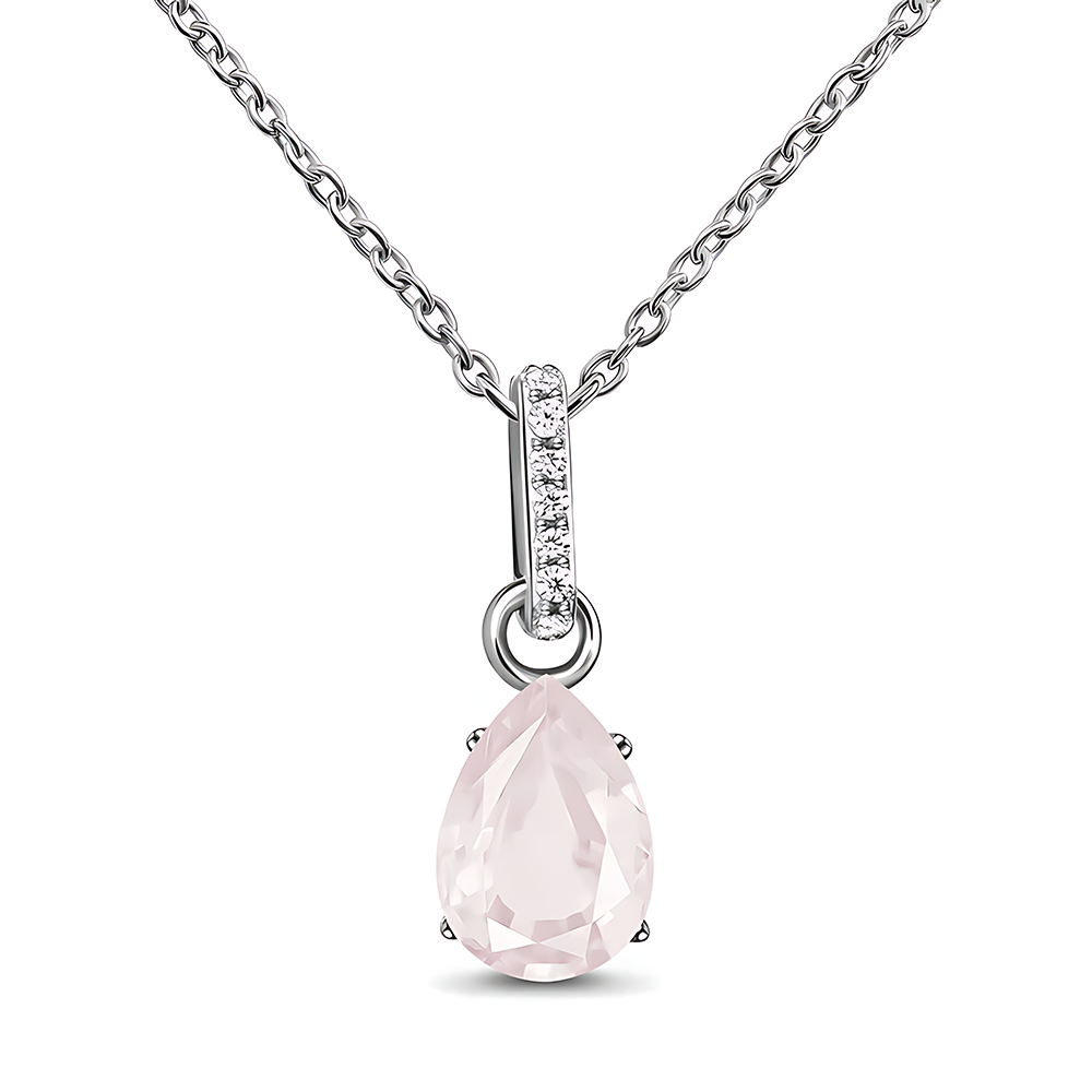 Rose Quartz Necklace - Sway