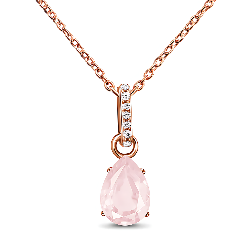 Rose Quartz Necklace - Sway