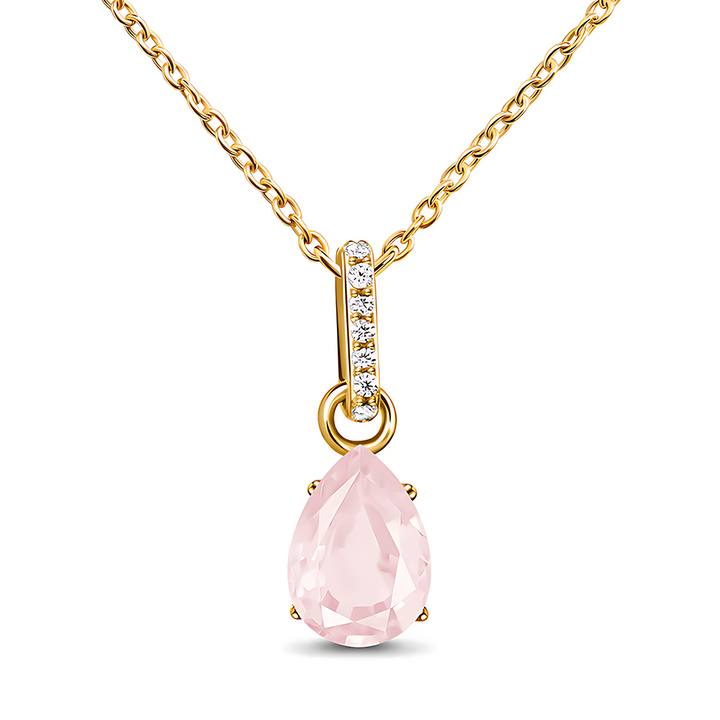 Rose Quartz Necklace - Sway