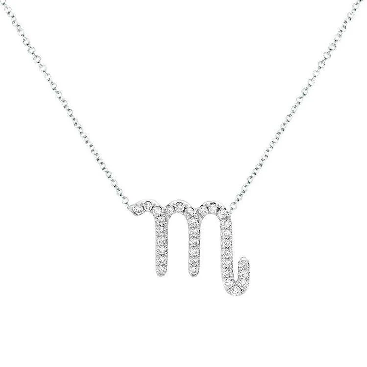 Scorpio Diamond Zodiac Necklace